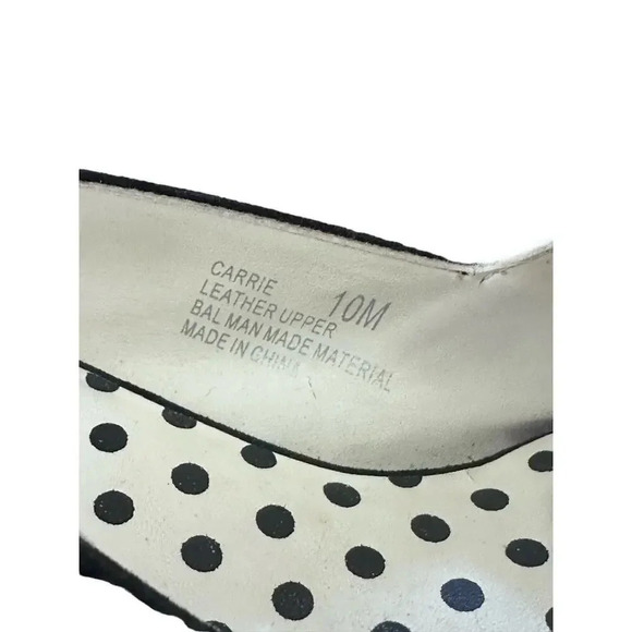 Chinese Laundry Women's Black White Slingback Carrie High Heels Shoes Size 10 - Picture 6 of 8